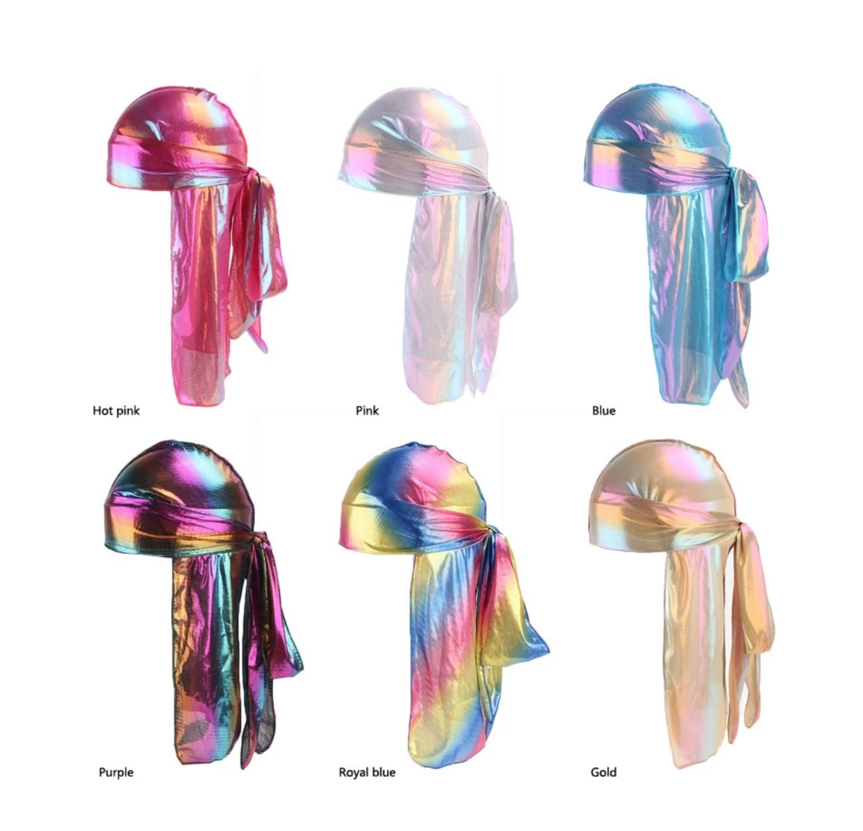 Purple Holographic Durag