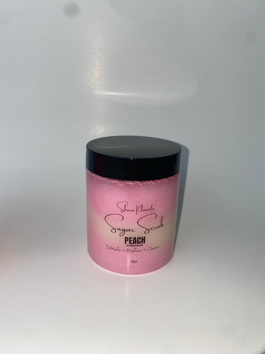 Peach Sugar Scrub 8oz