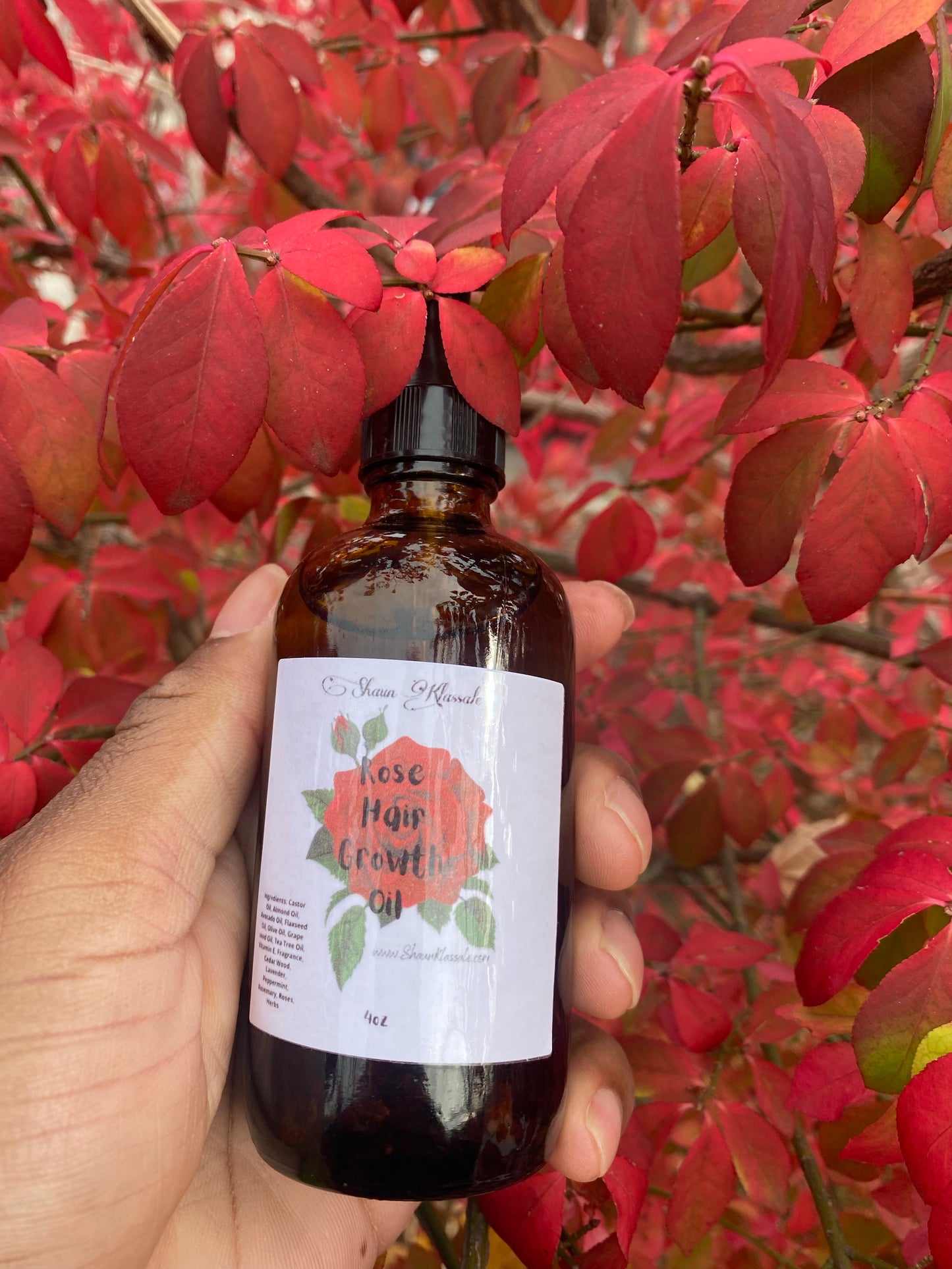 Rose Herb Hair Growth Oil 4oz